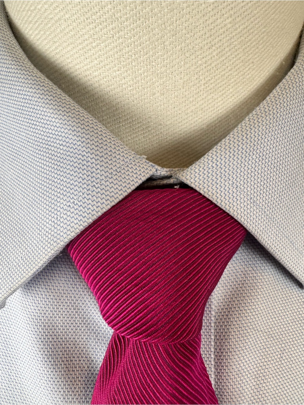 Brooks Brothers Makers Men’s Necktie Barbie Pink Ribbed Silk Tie USA